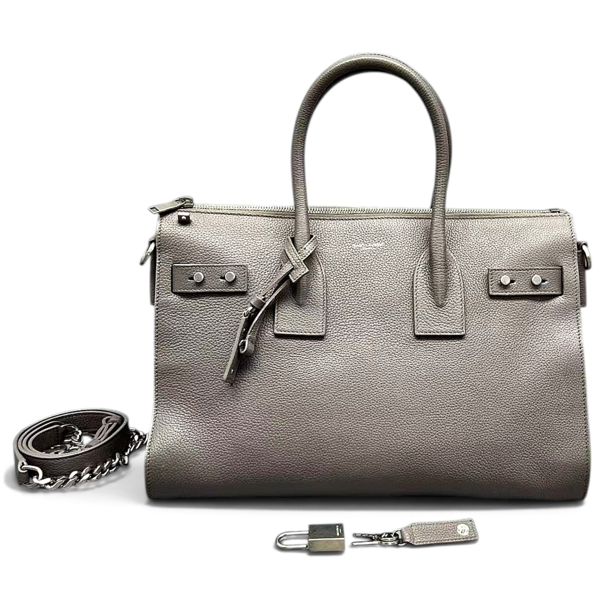 Leather handbag