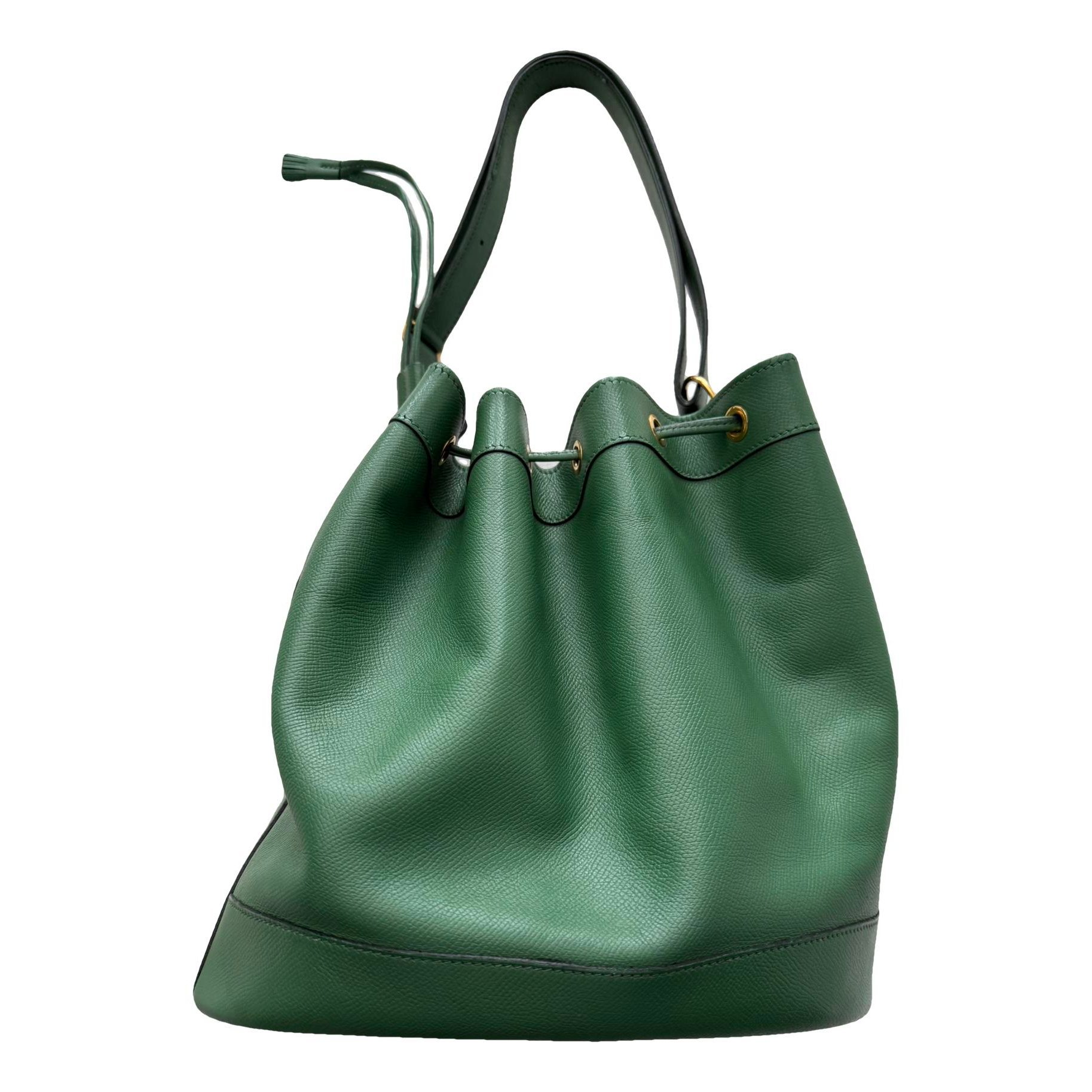 Market leather tote
