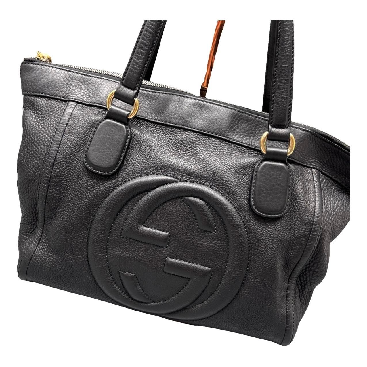 Leather handbag