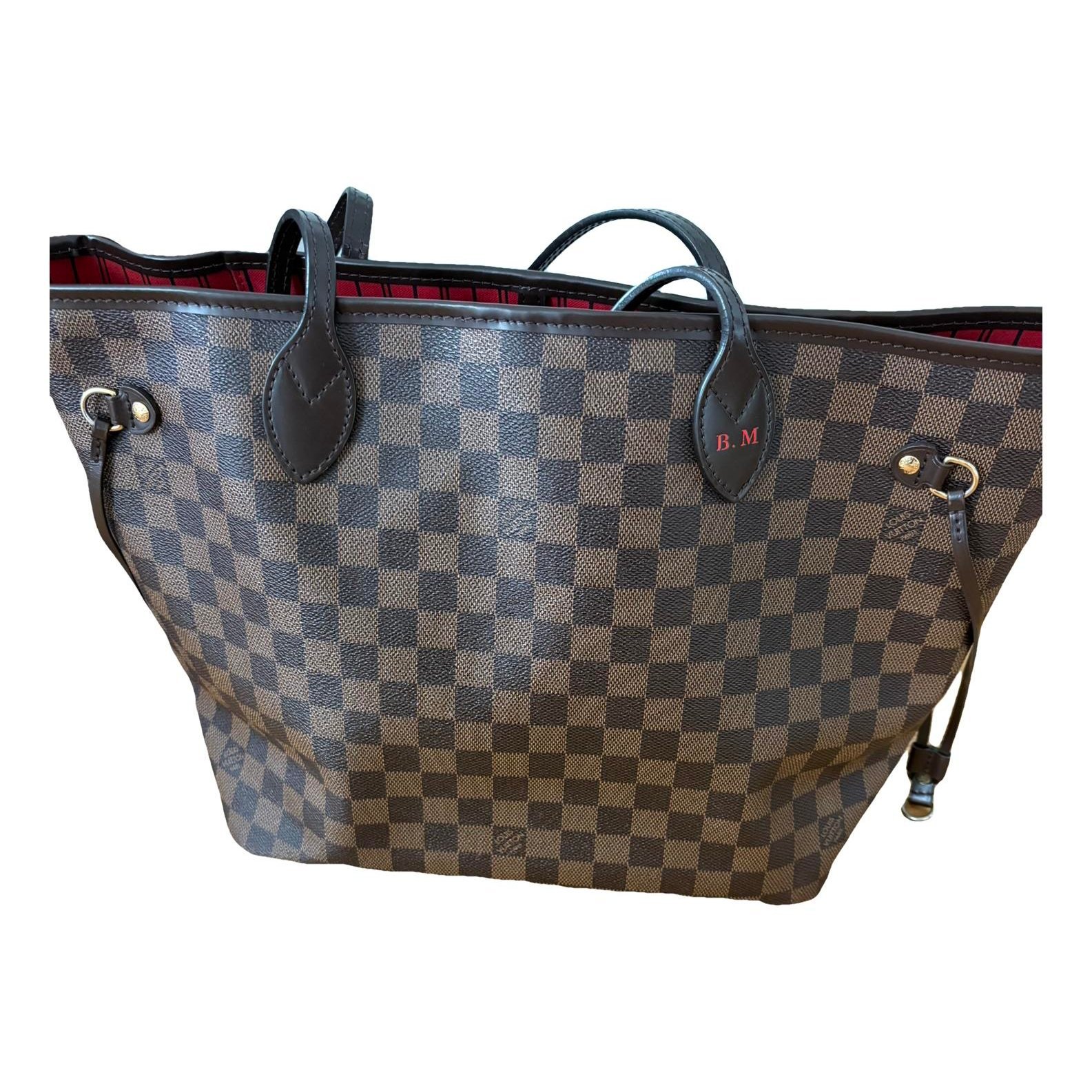 Neverfull leather tote