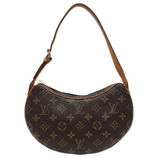 Croissant leather handbag