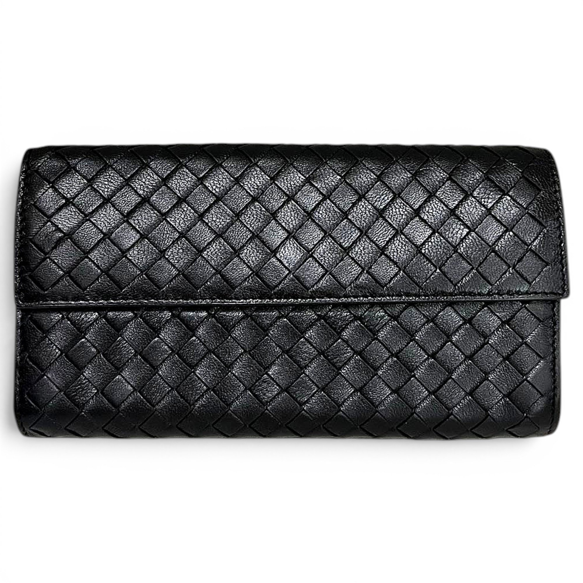 Leather clutch bag