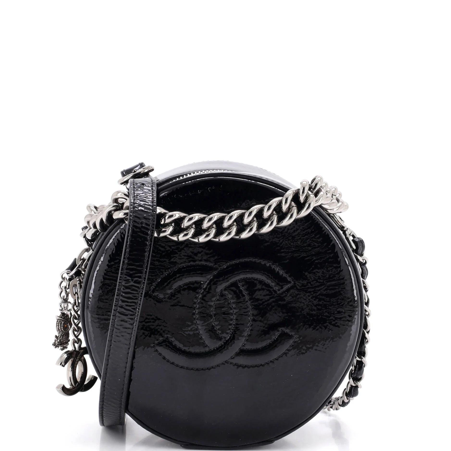 Patent leather crossbody bag