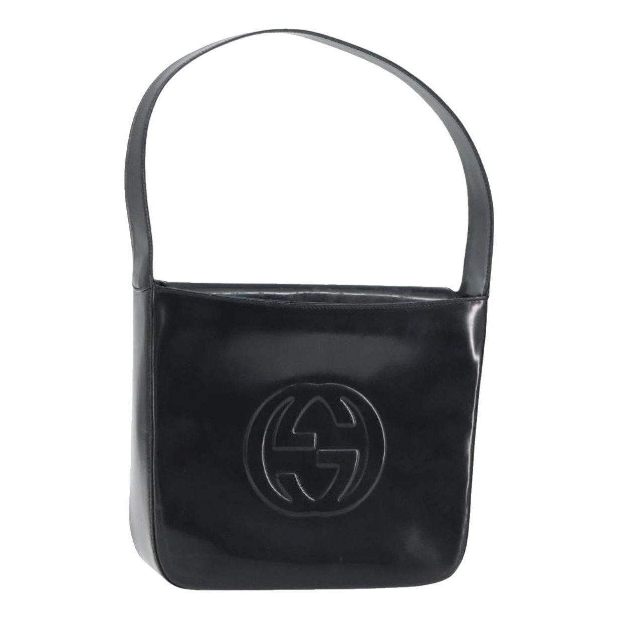 Patent leather handbag