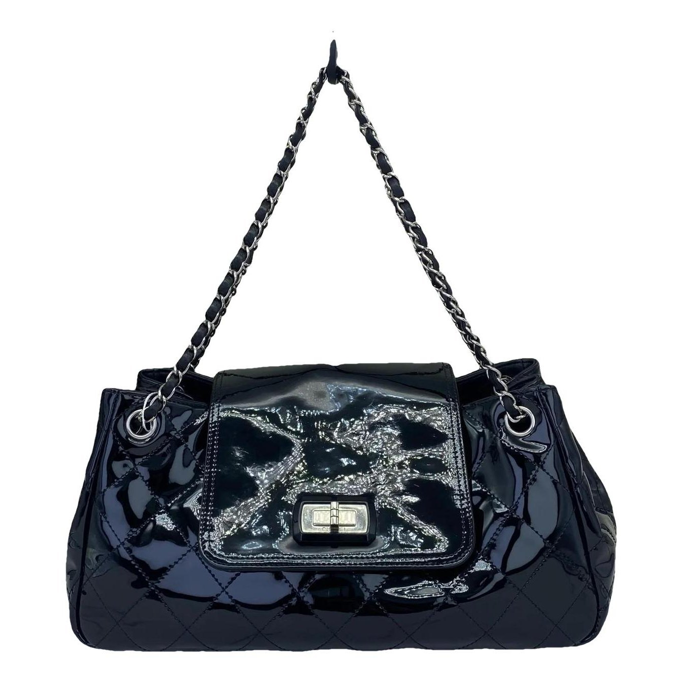 Patent leather mini bag