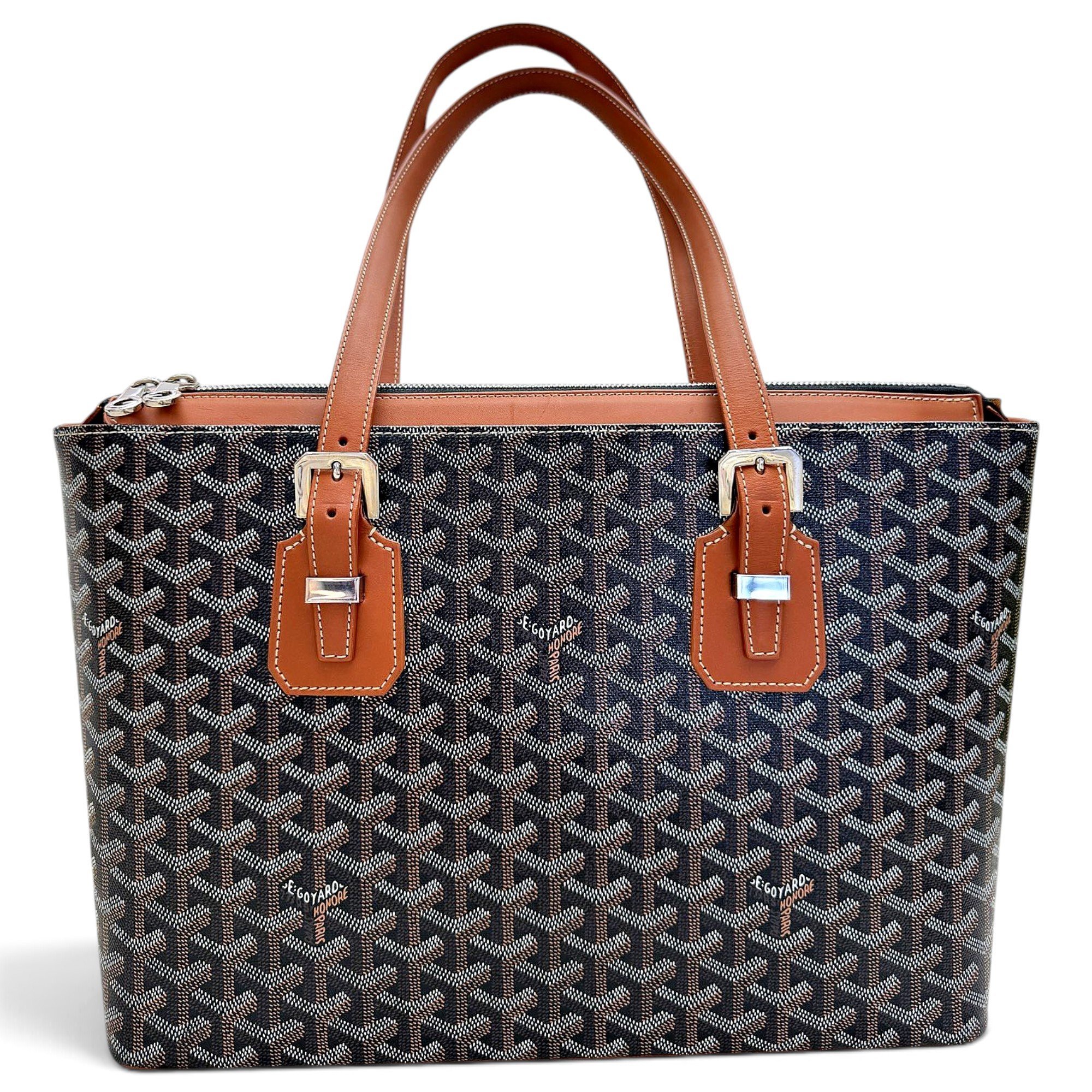Villette leather handbag