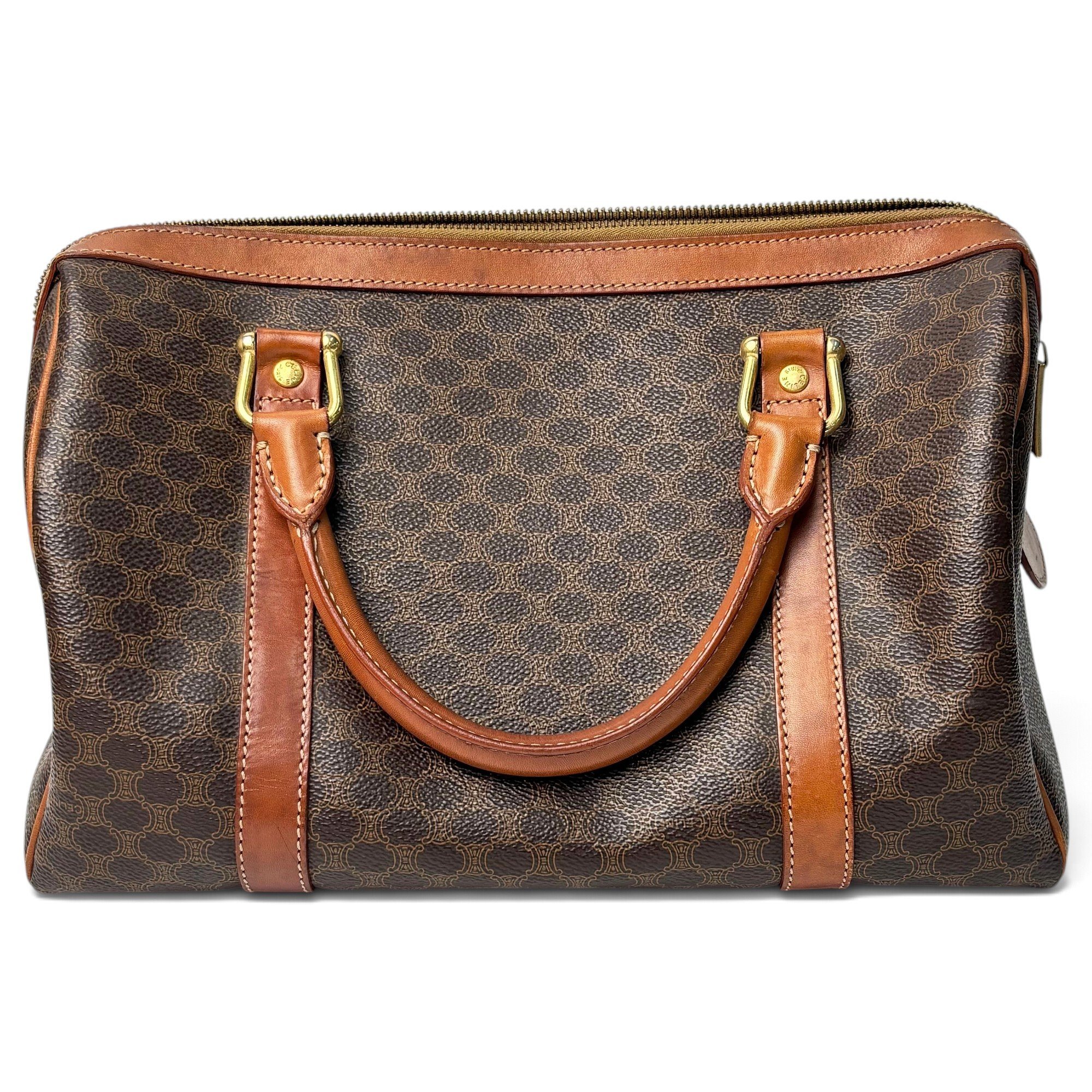 Patent leather bowling bag