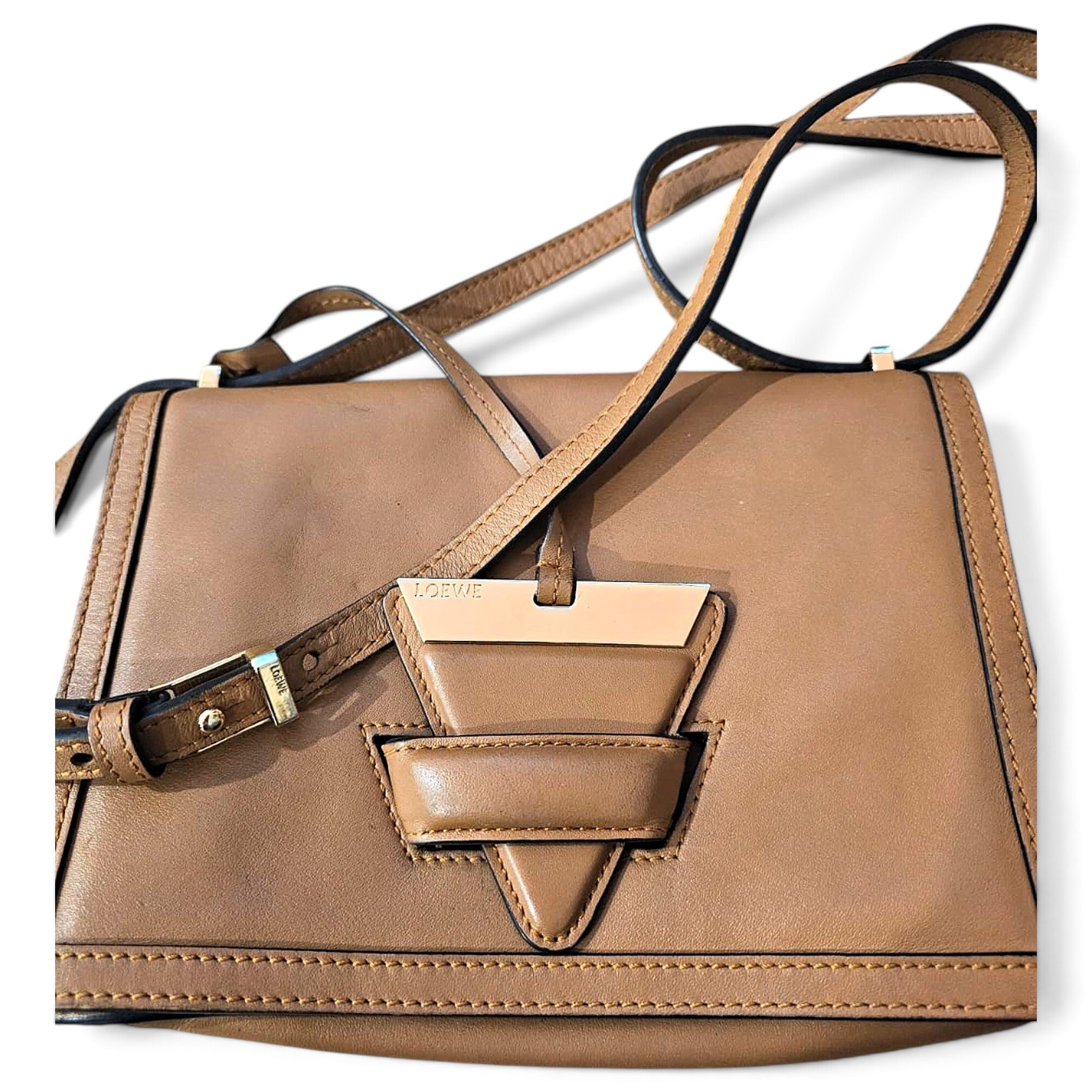 Barcelona leather handbag