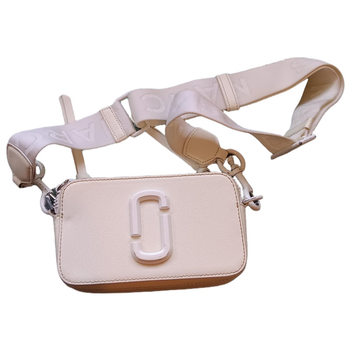 Snapshot leather handbag