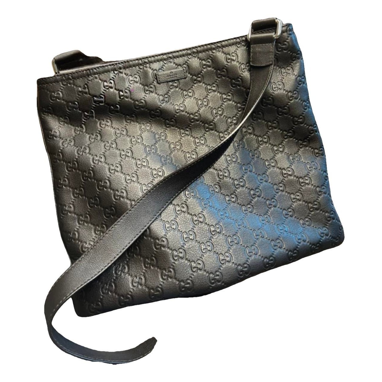 Horsebit 1955 Messenger leather handbag