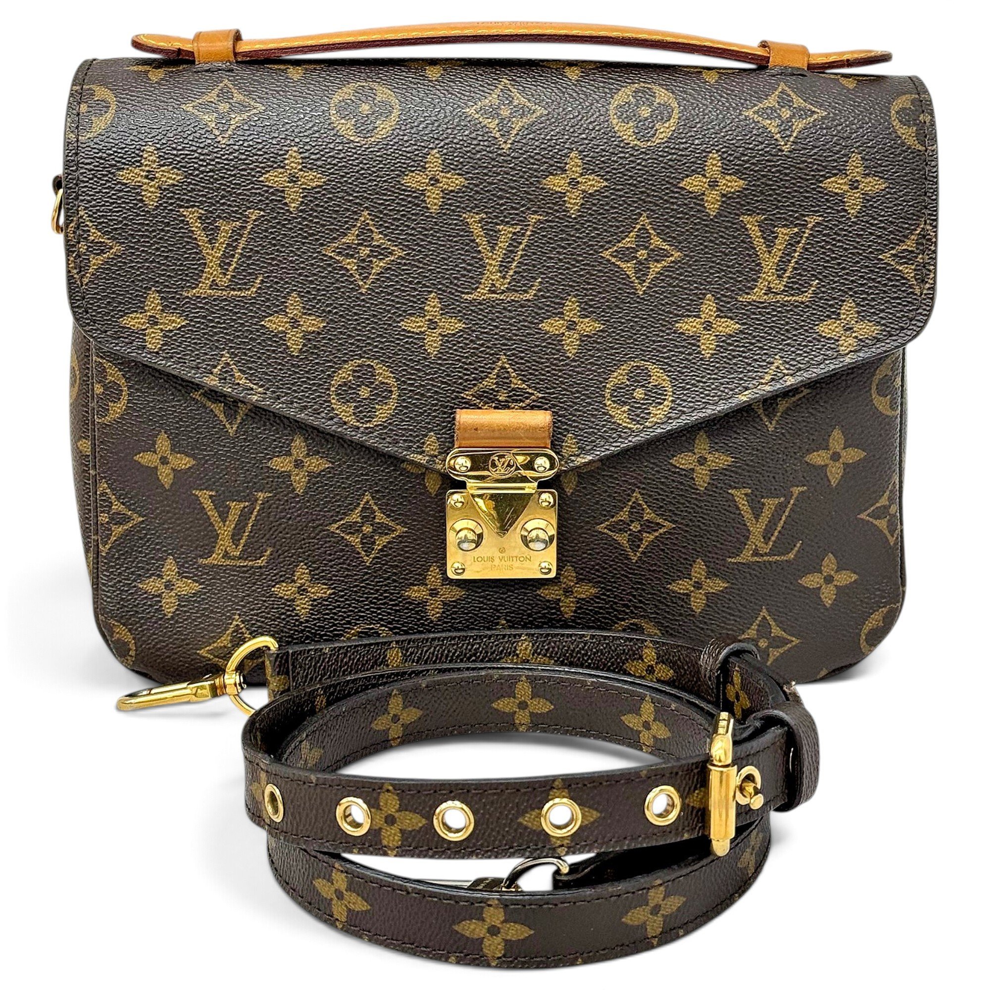 Metis leather handbag