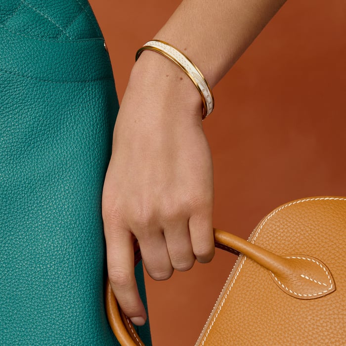 Orfèvre Jaune or Blanc Jour De Casting Bangle