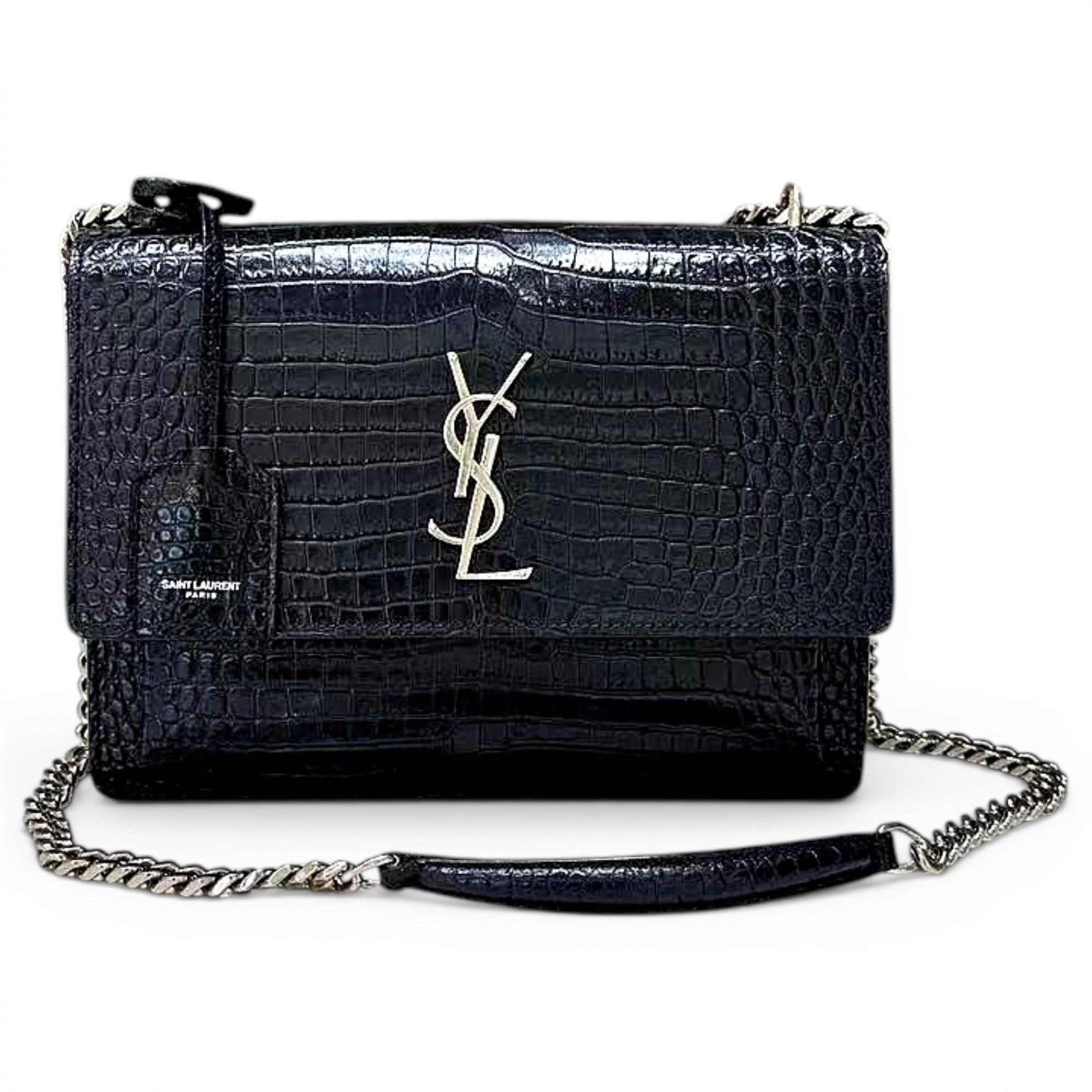 Sunset leather handbag
