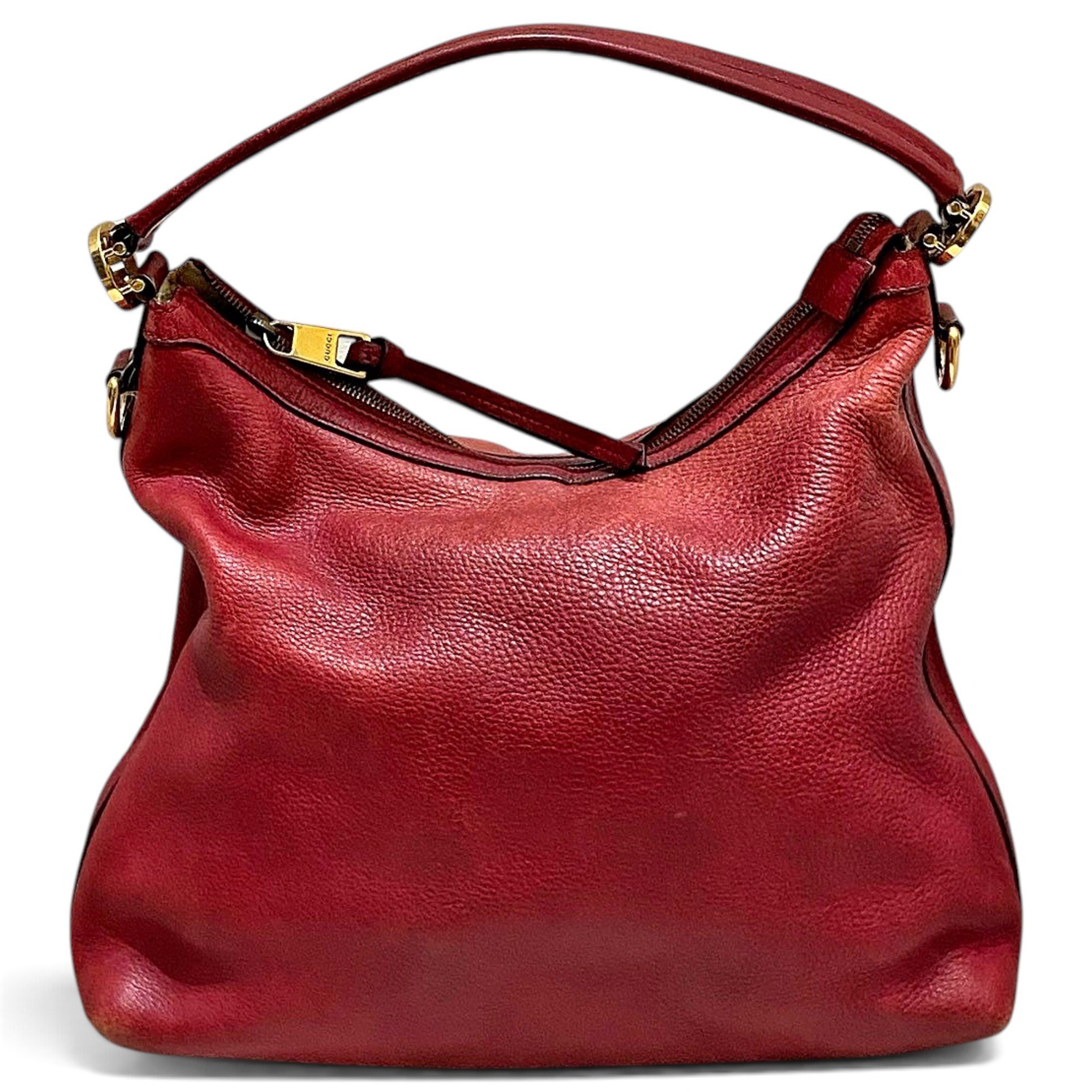 Hobo leather handbag