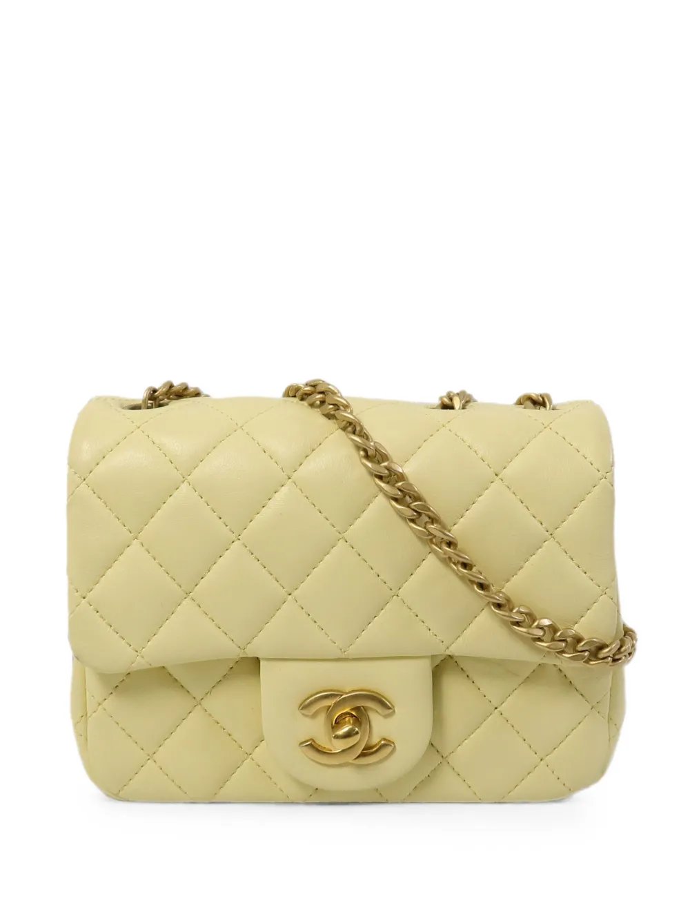 CC turn-lock shoulder bag