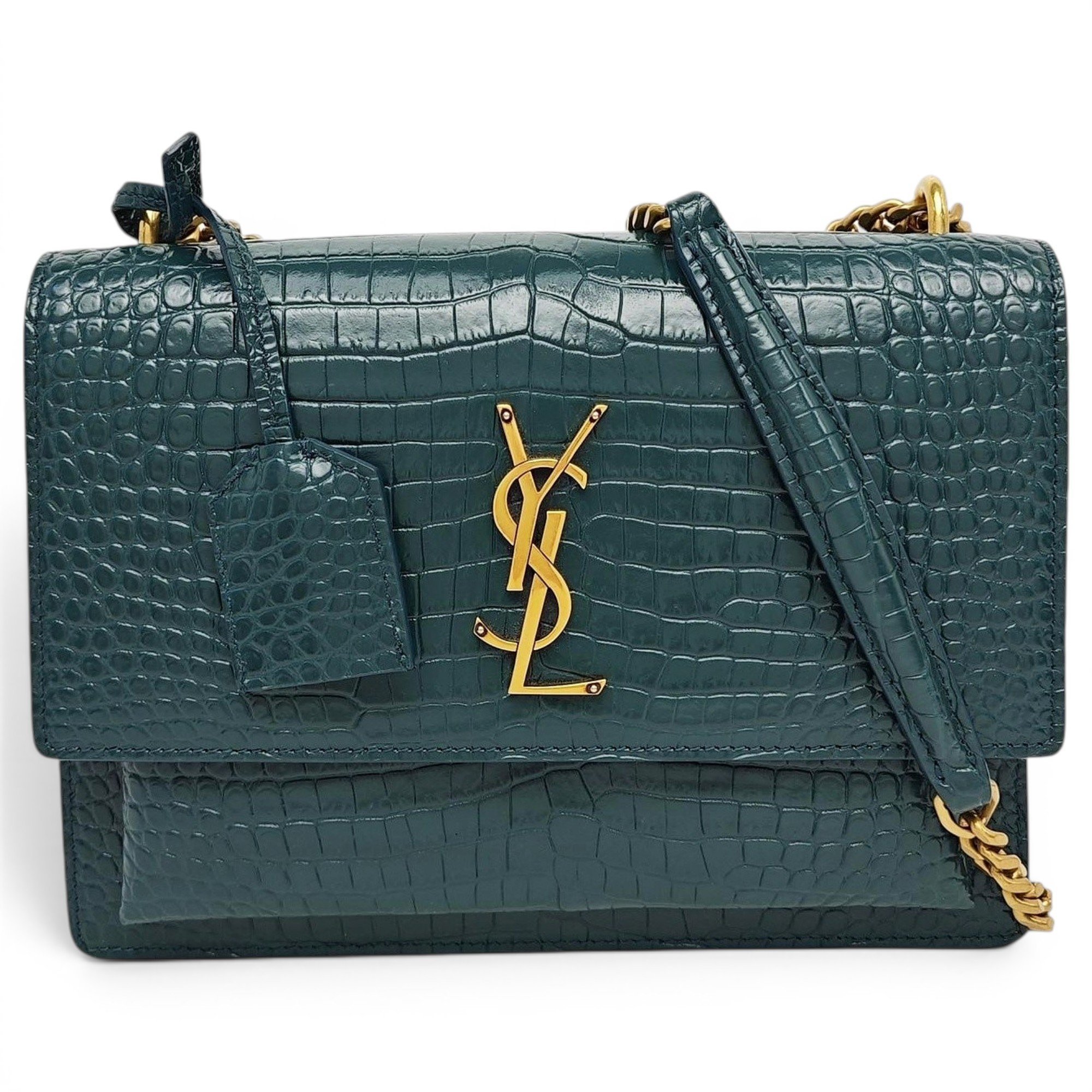 Sunset leather handbag