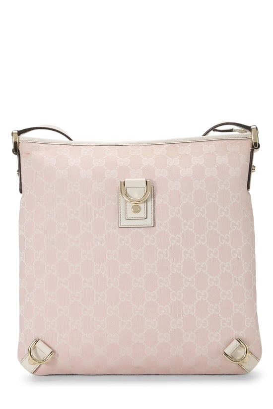 Pink GG Canvas D-Ring Abbey Messenger