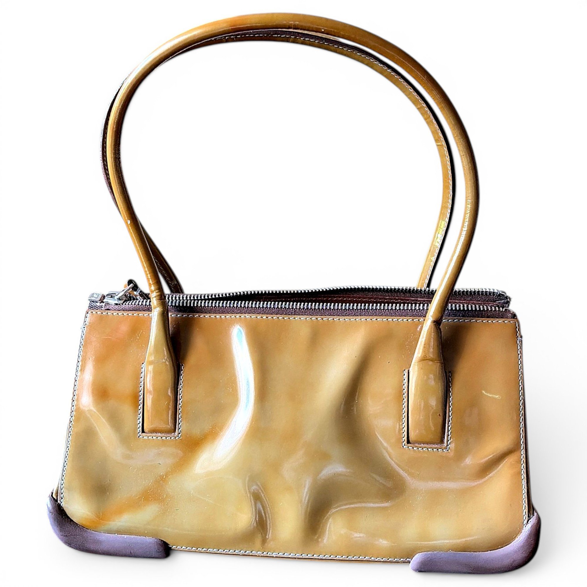 Vinyl handbag