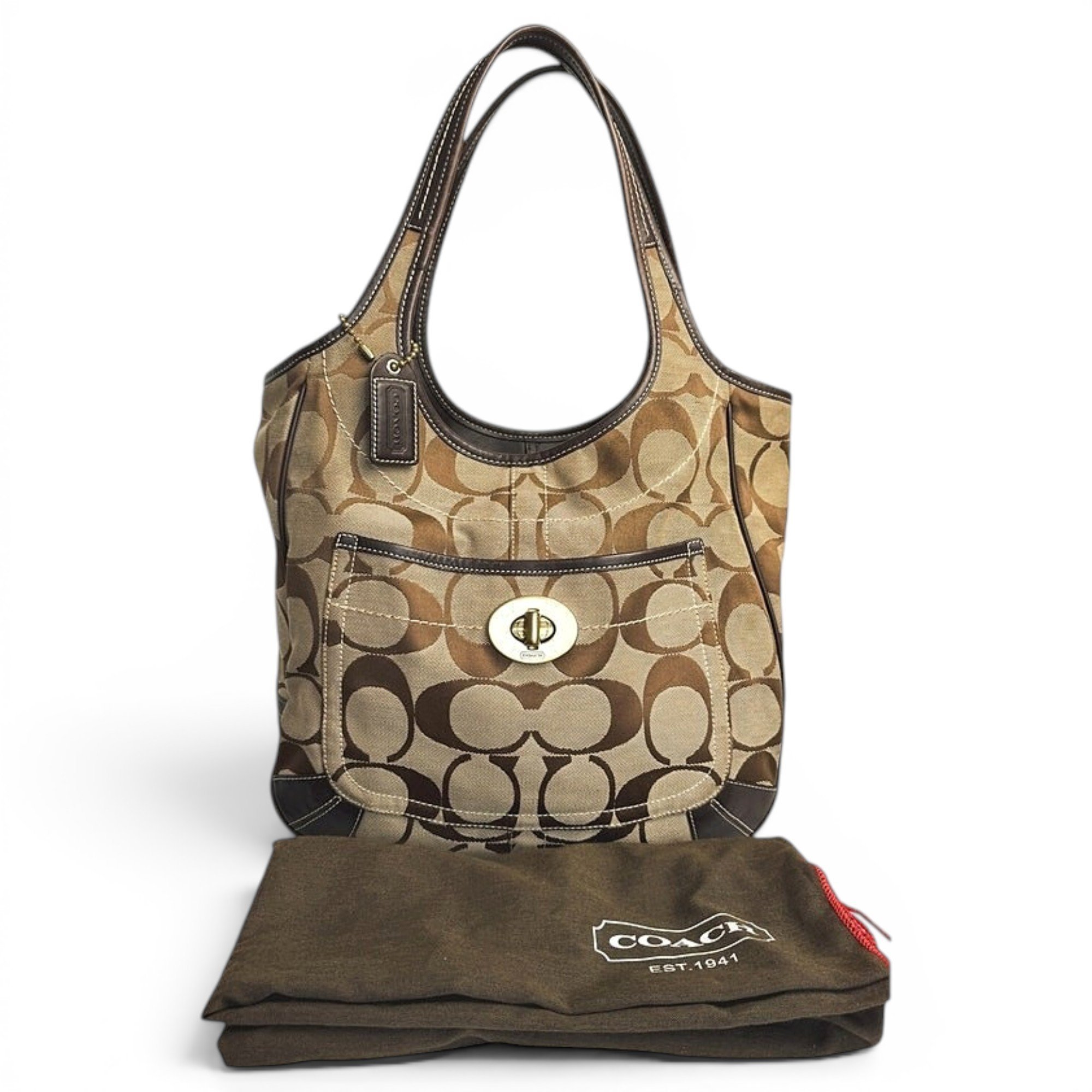 Leather handbag