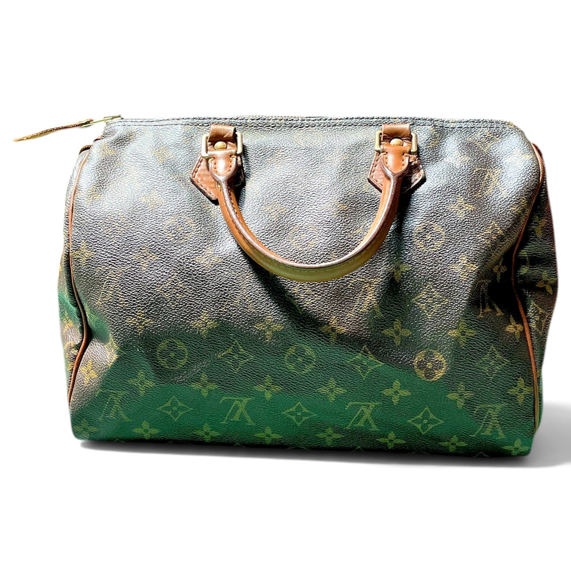 Speedy leather bowling bag