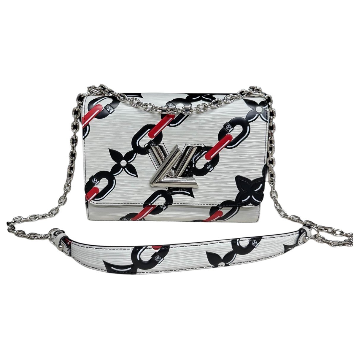 Twist leather handbag