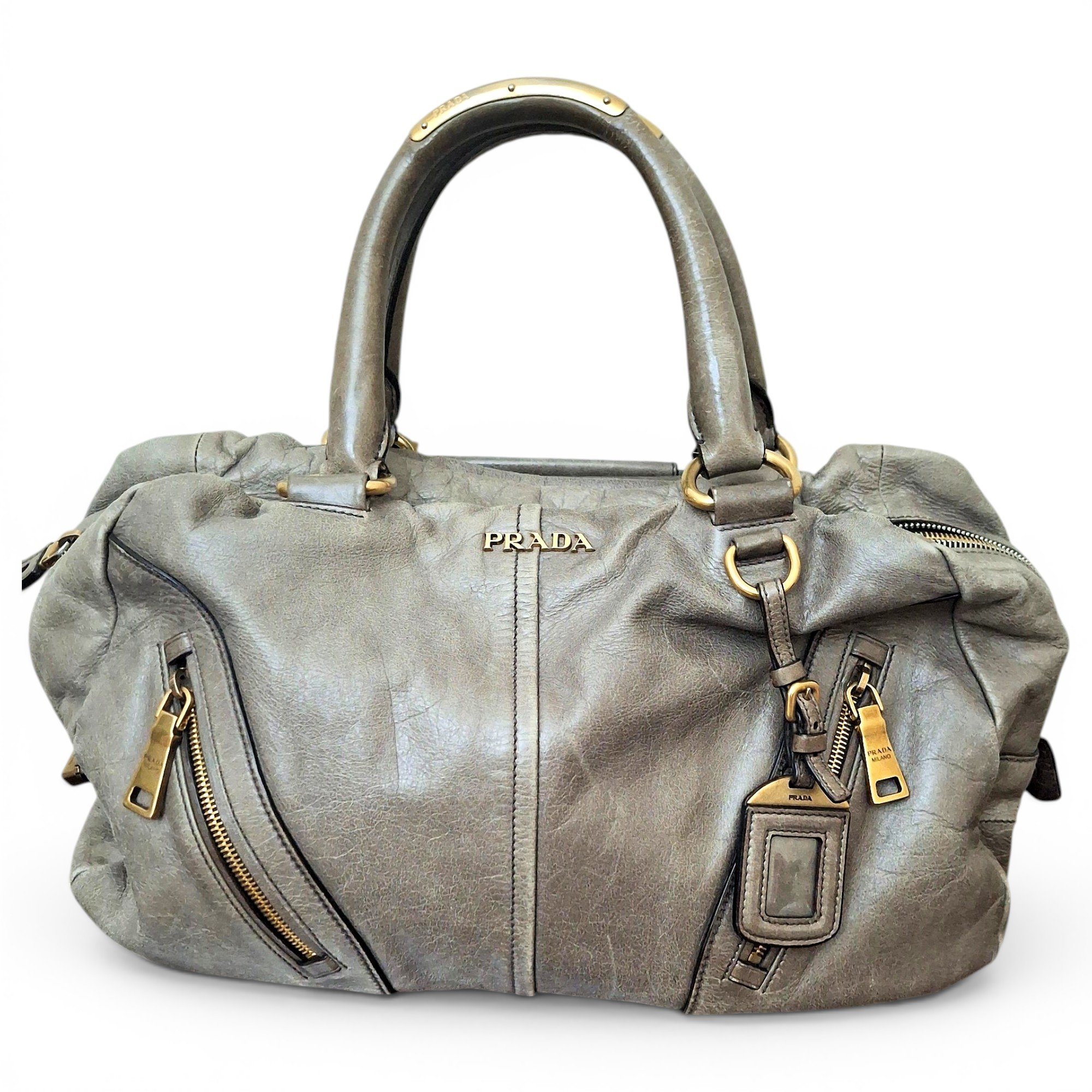 Leather handbag