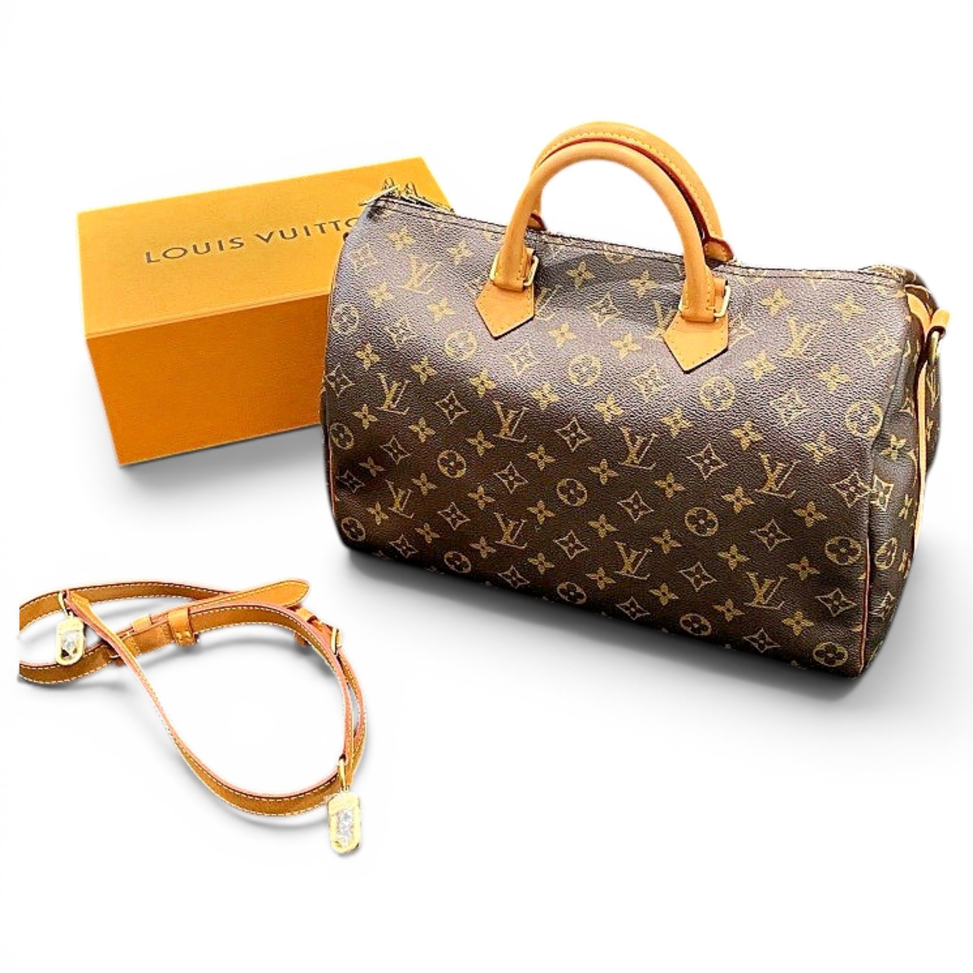 Speedy Bandoulière leather handbag