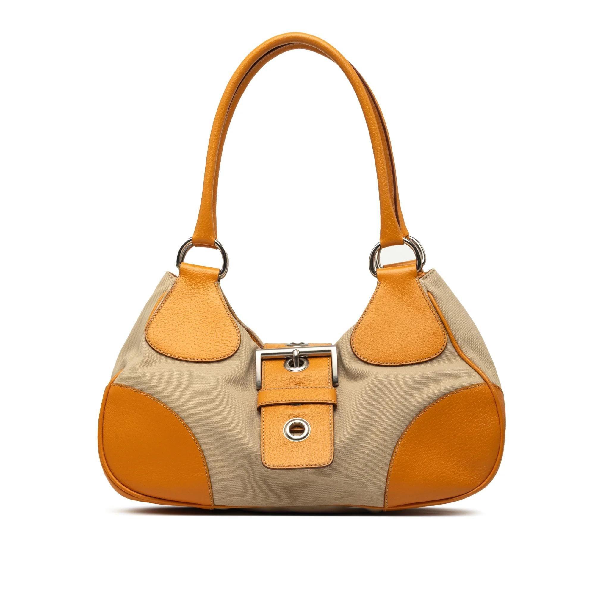 Moon leather handbag