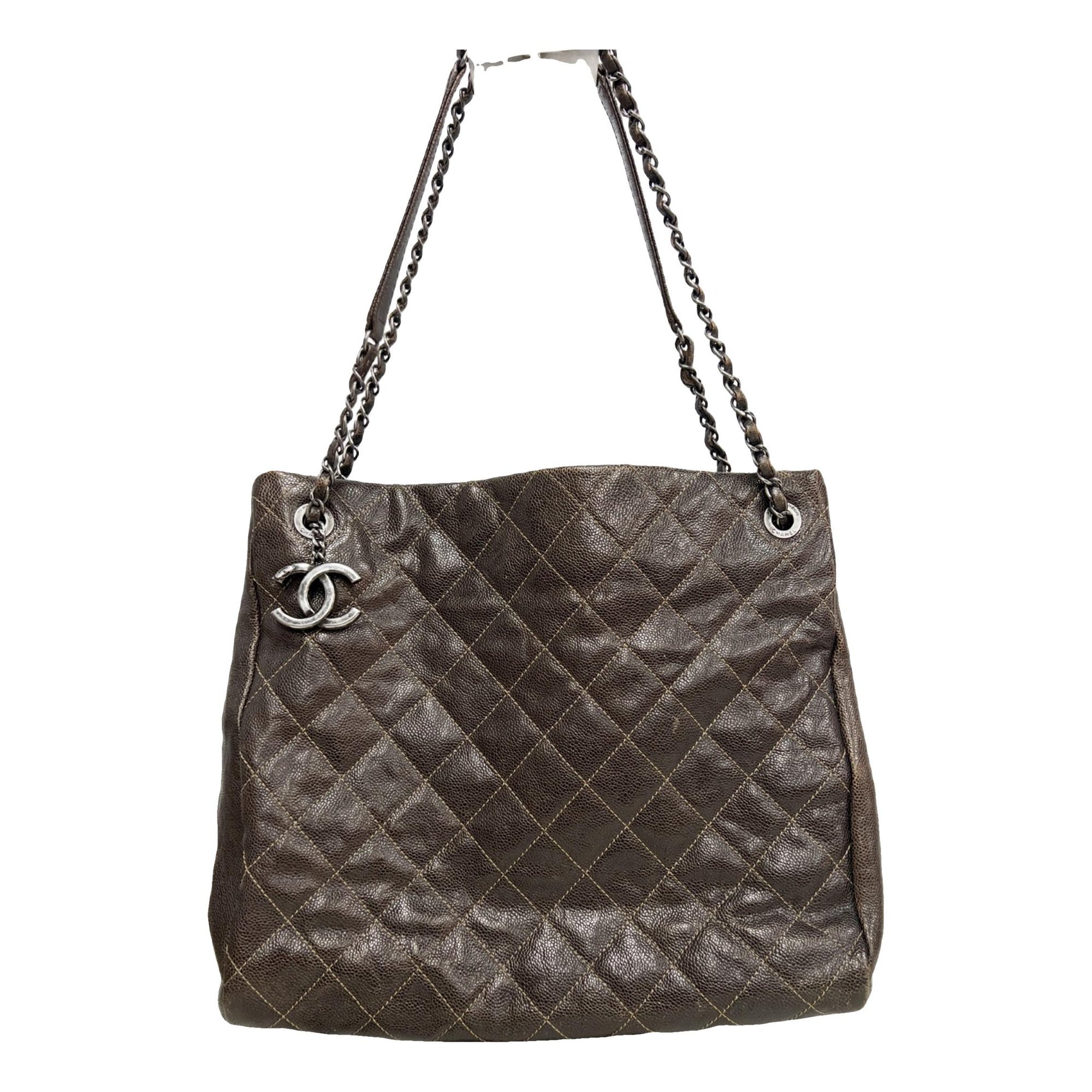 Leather tote