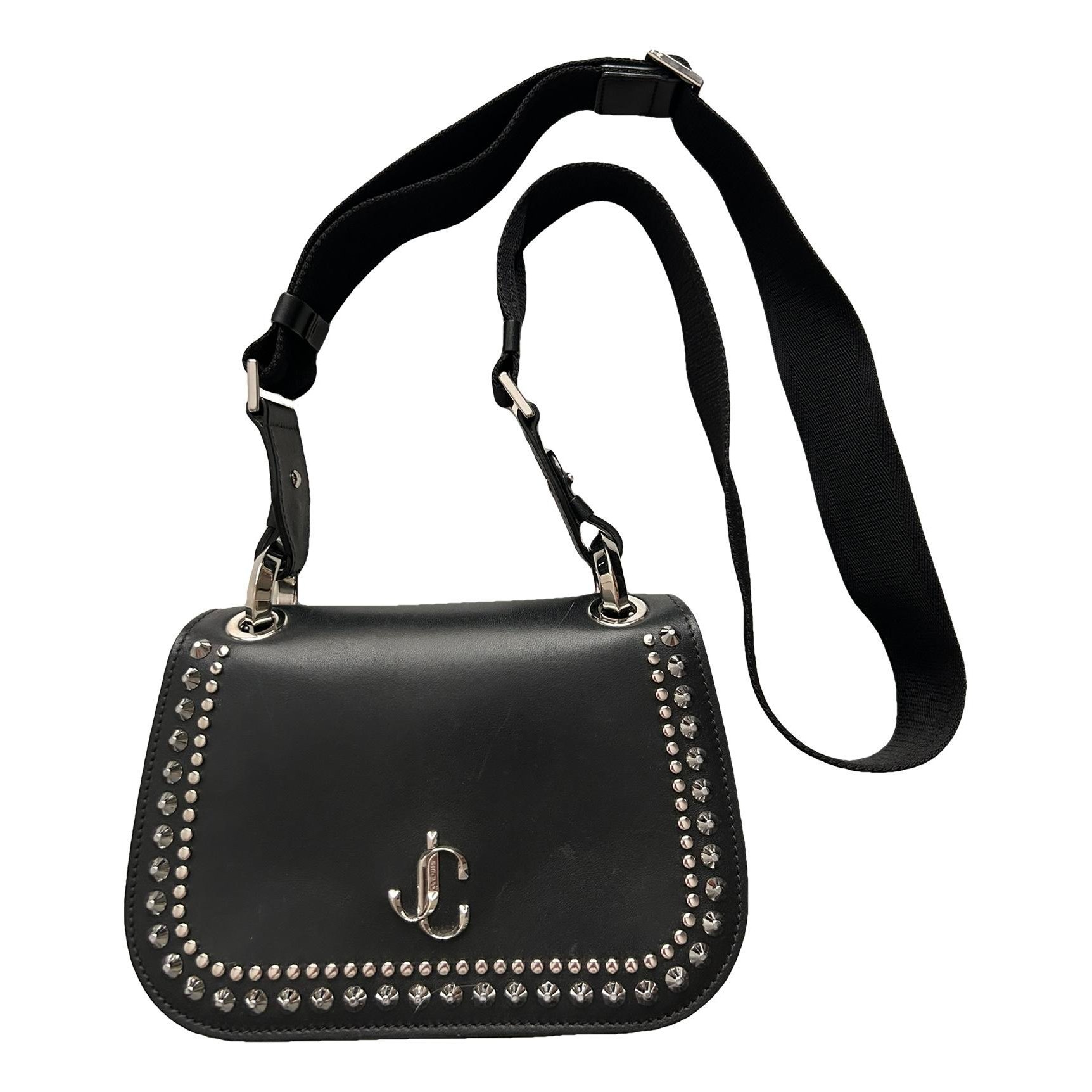 Jimmy Choo Varenne leather crossbody bag