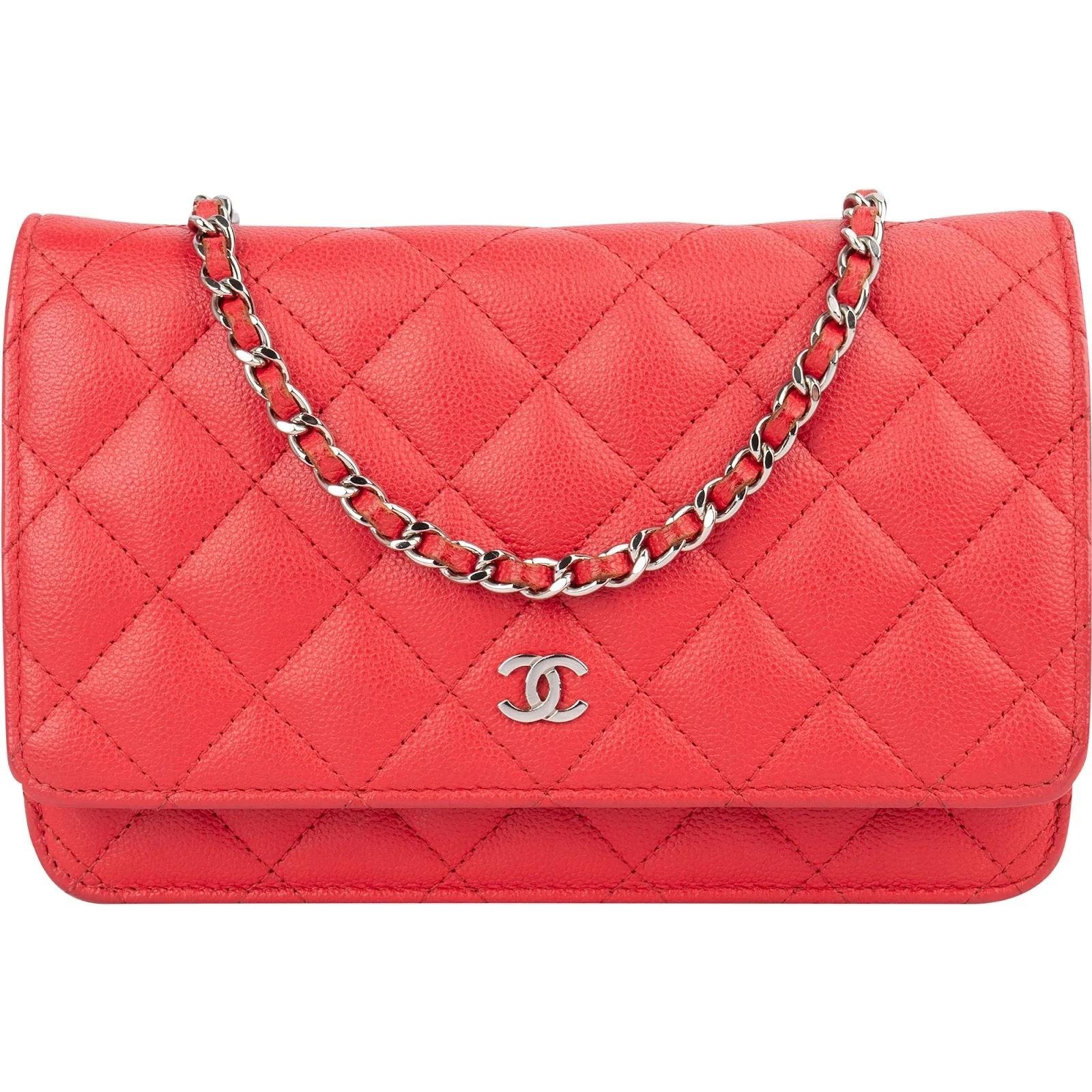 Wallet On Chain Timeless/Classique leather crossbody bag