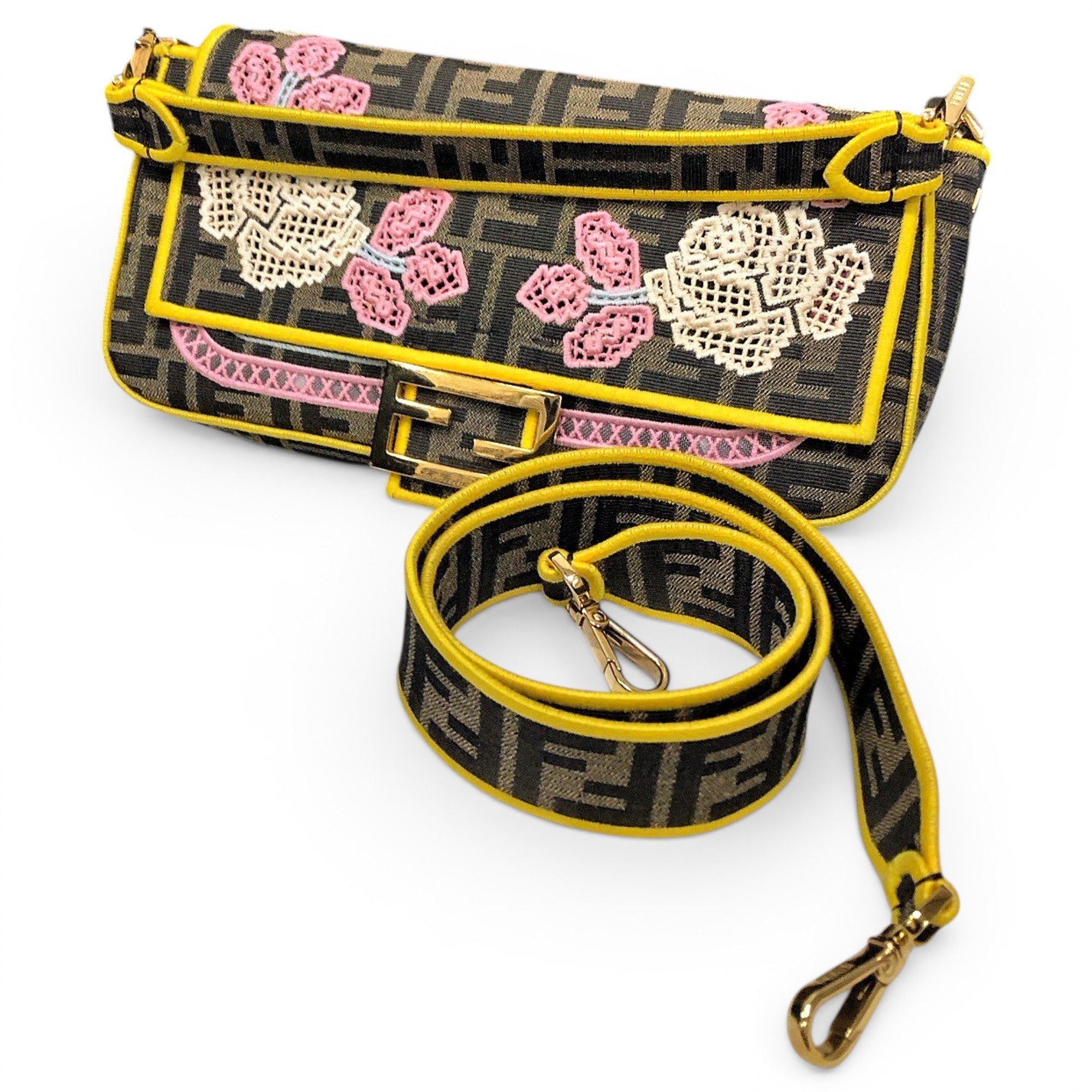 Double F cloth handbag