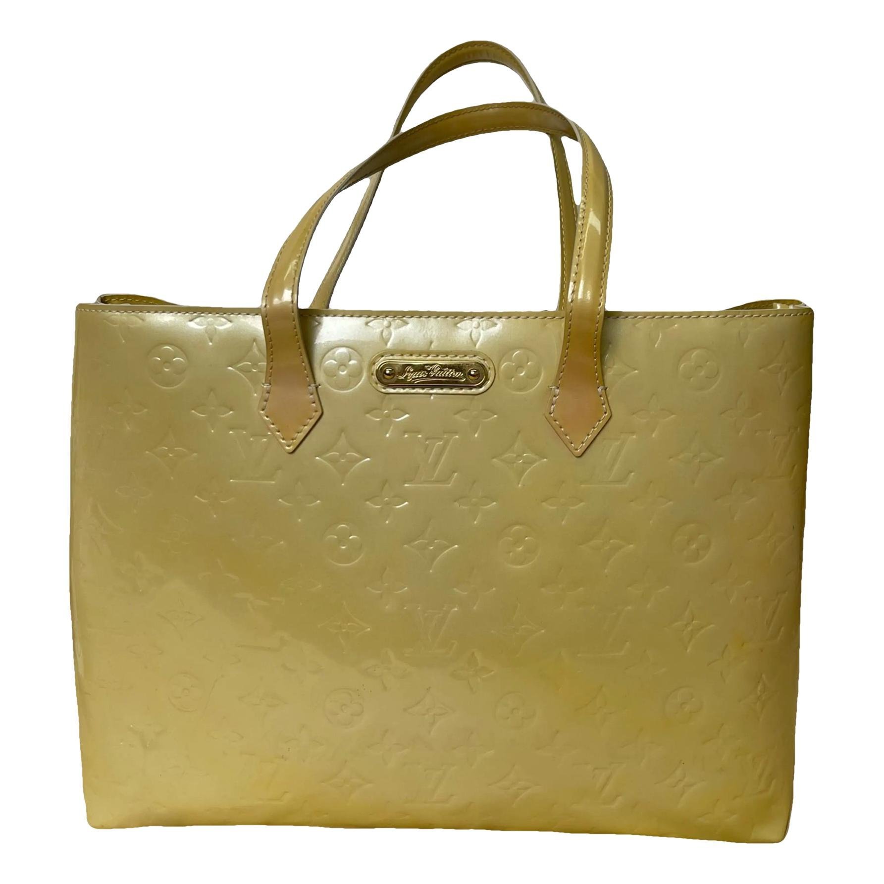 Wilshire patent leather handbag