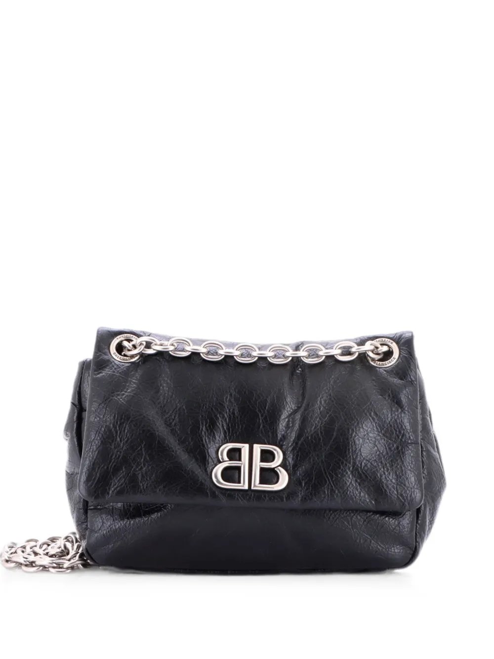 Monaco Chain Flap Leather Mini shoulder bag
