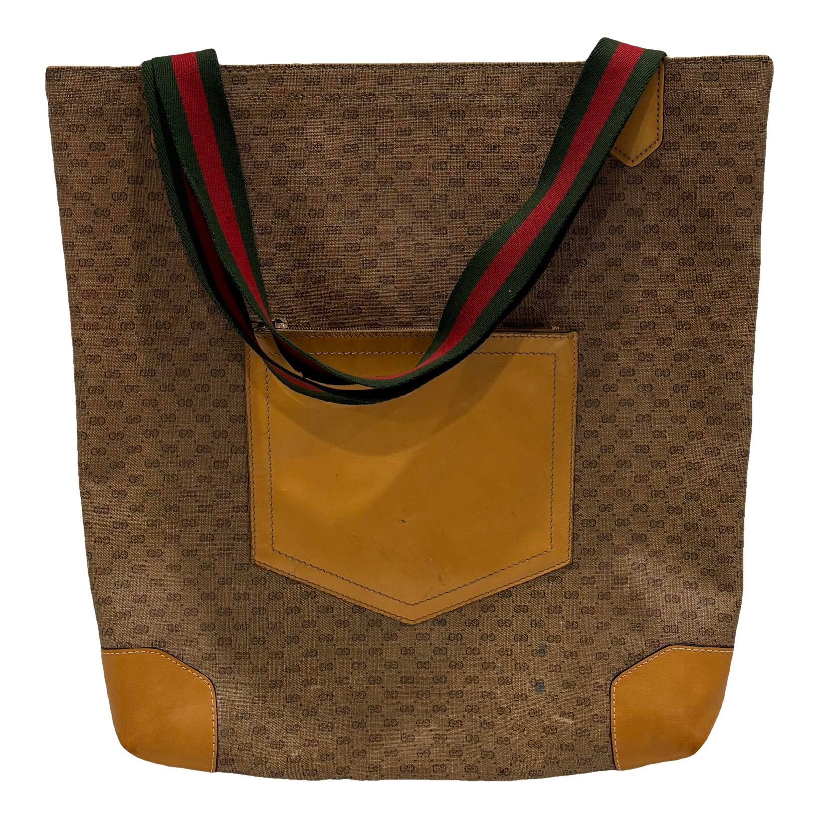 Leather tote