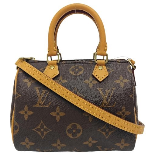 Nano Speedy / Mini HL leather handbag