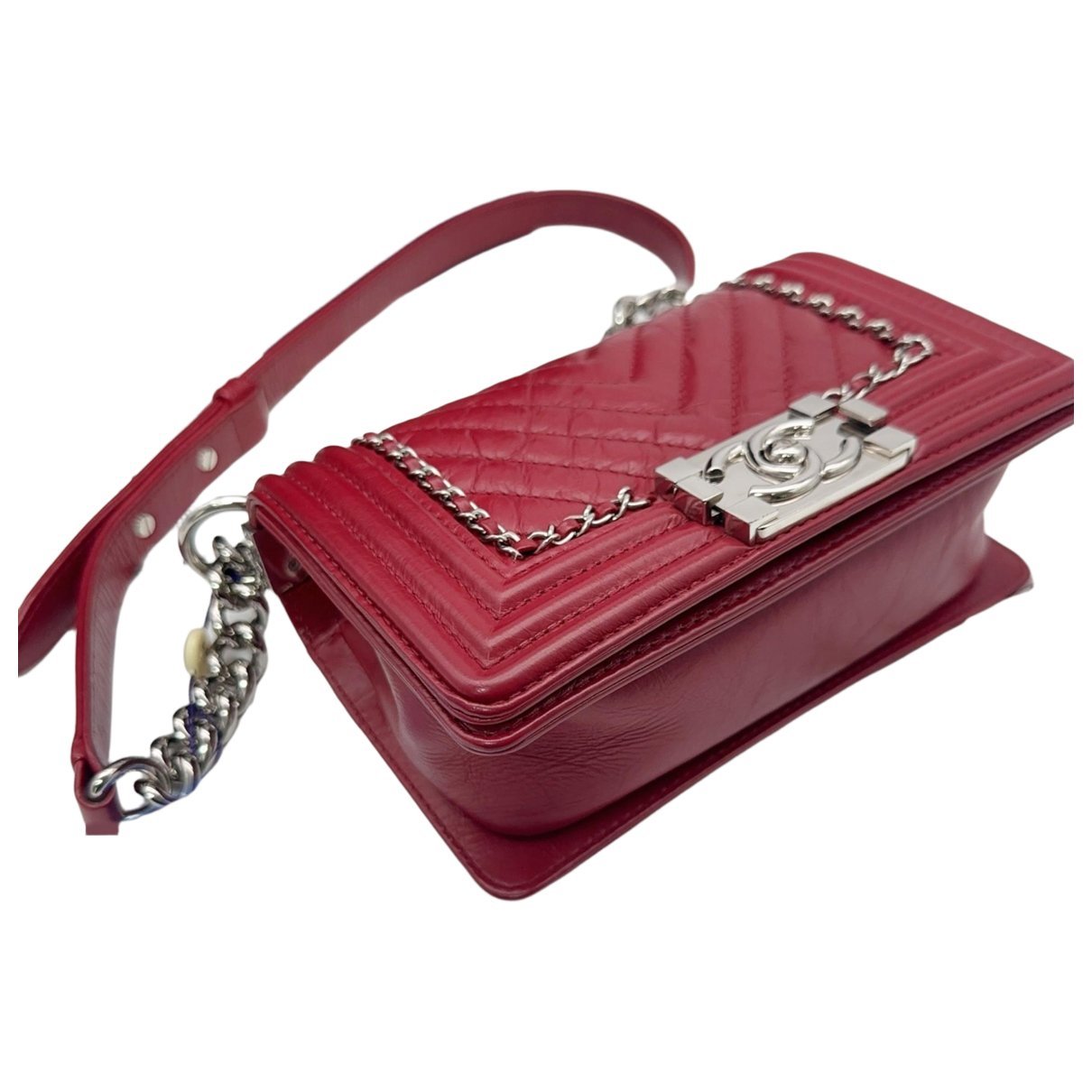 Boy leather crossbody bag