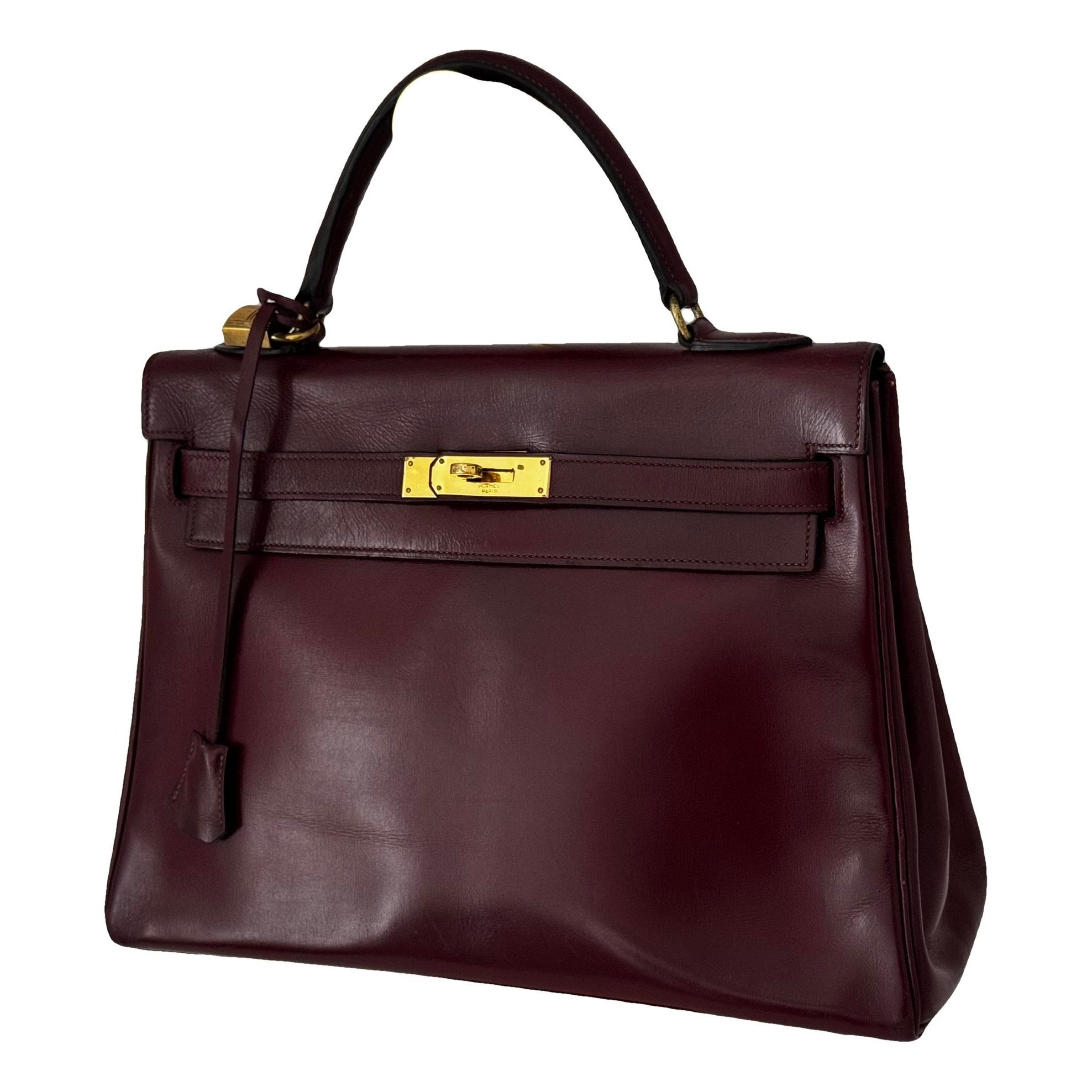 Kelly 32 leather handbag