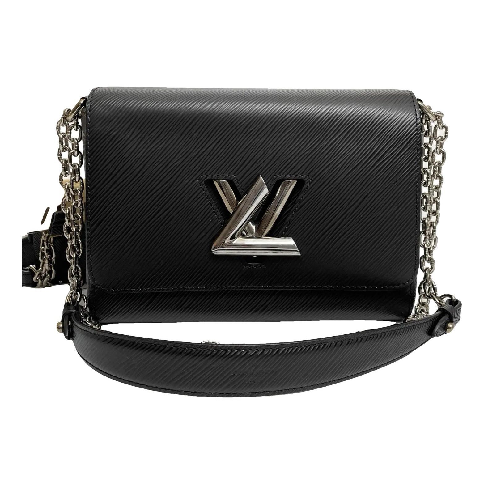 Twist leather handbag