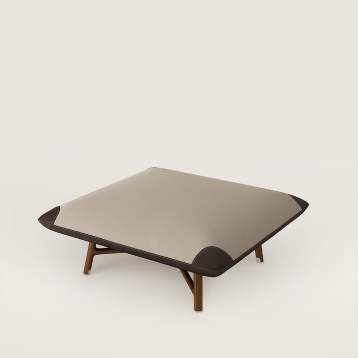 Les Necessaires d'Hermès “carre d'Assise” 로우 스툴, 미디엄 모델