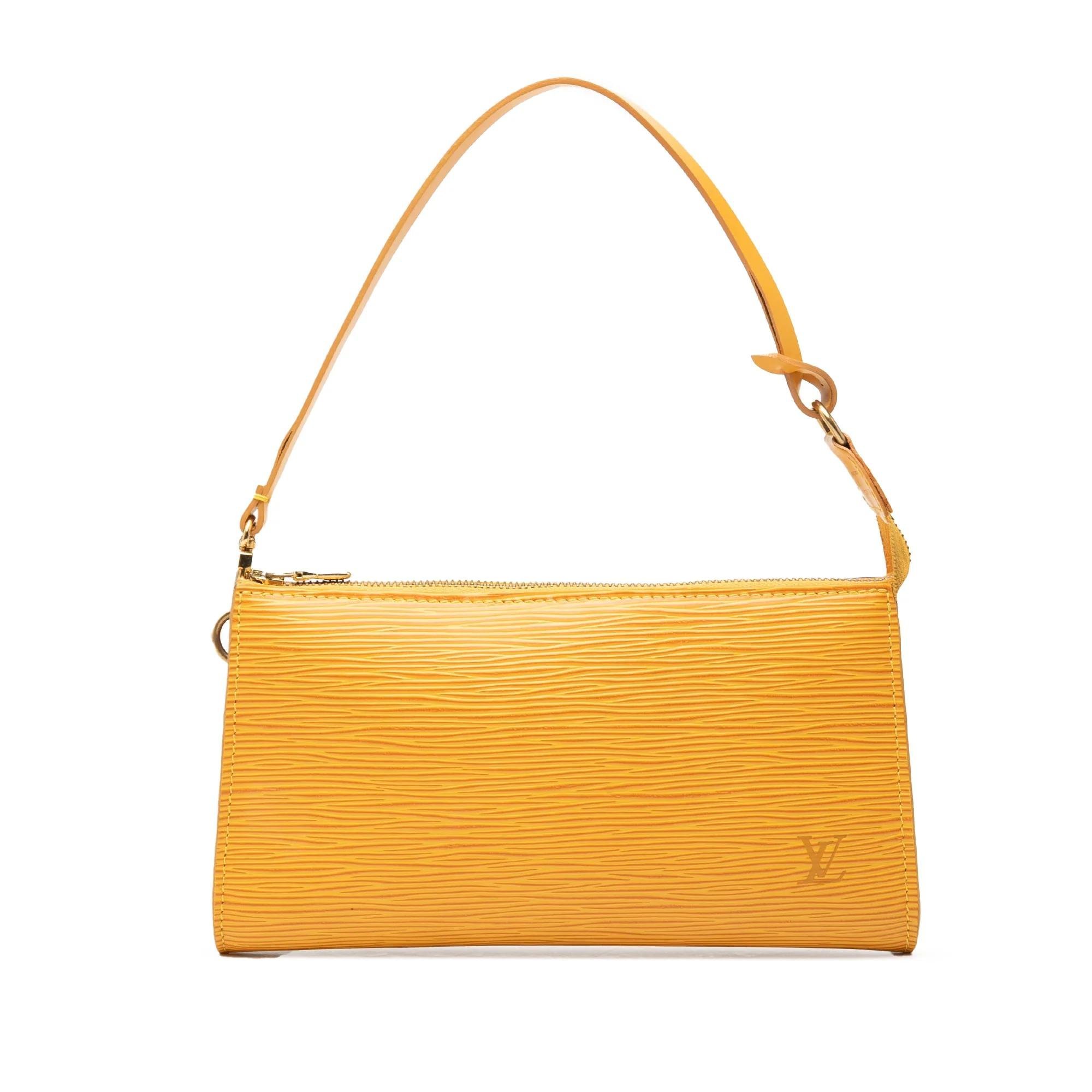Pochette Accessoire leather handbag