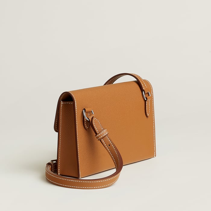 Gold Hermèsnap Wallet