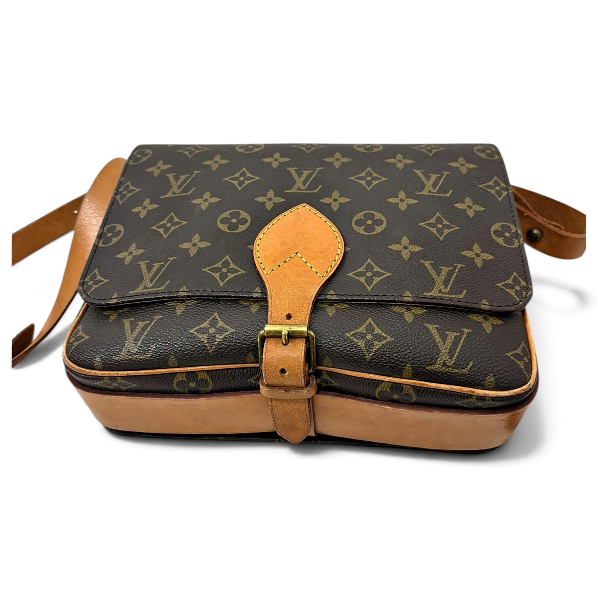 Louis Vuitton Cartouchière leather crossbody bag
