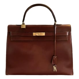 Hermes Kelly 32 Handbag Bordeaux Leather 1969