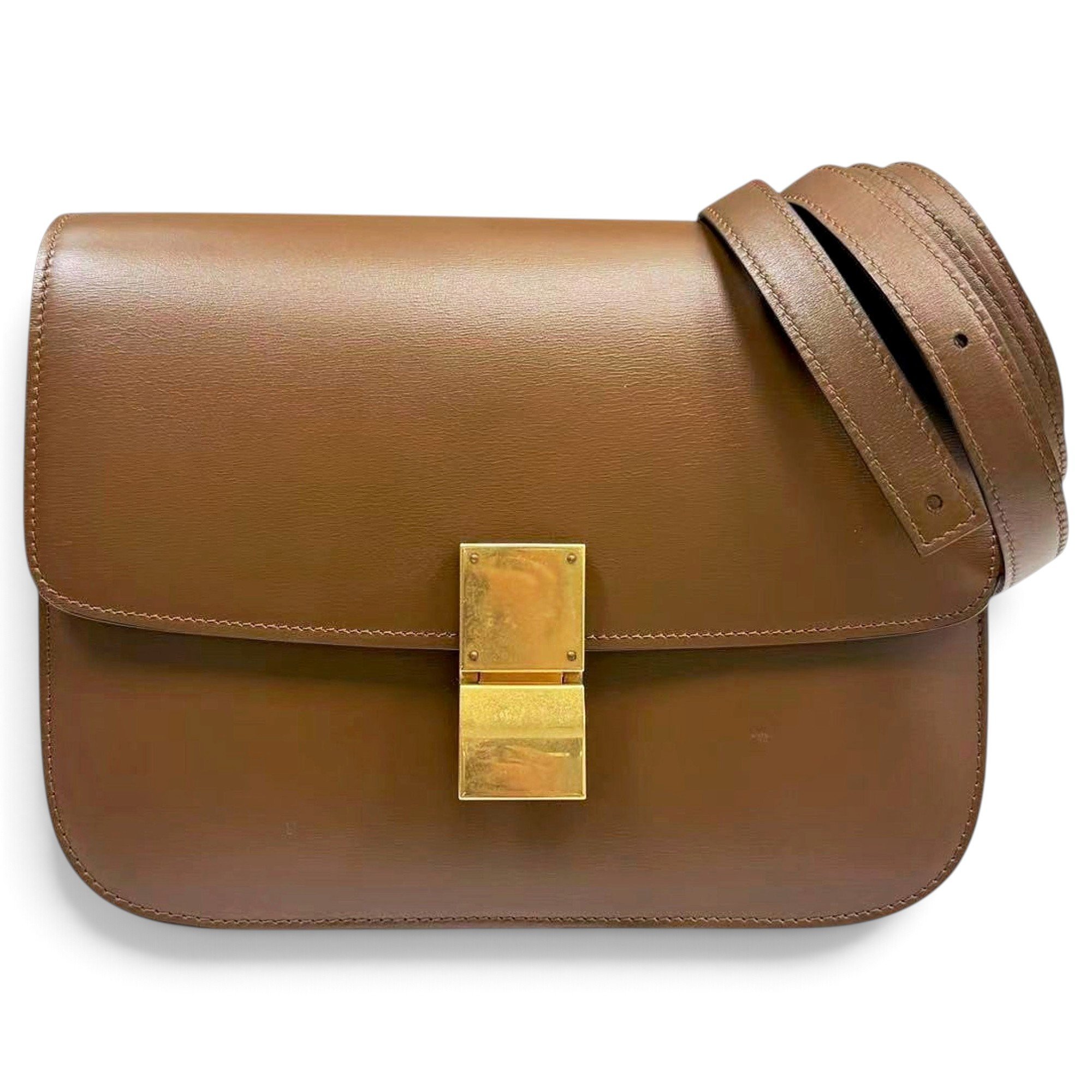 Classic leather handbag