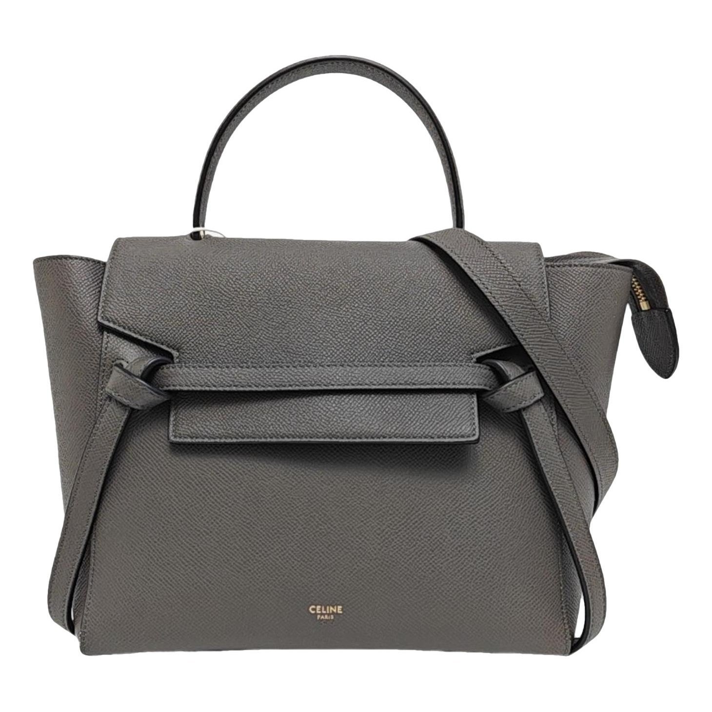 Belt leather handbag