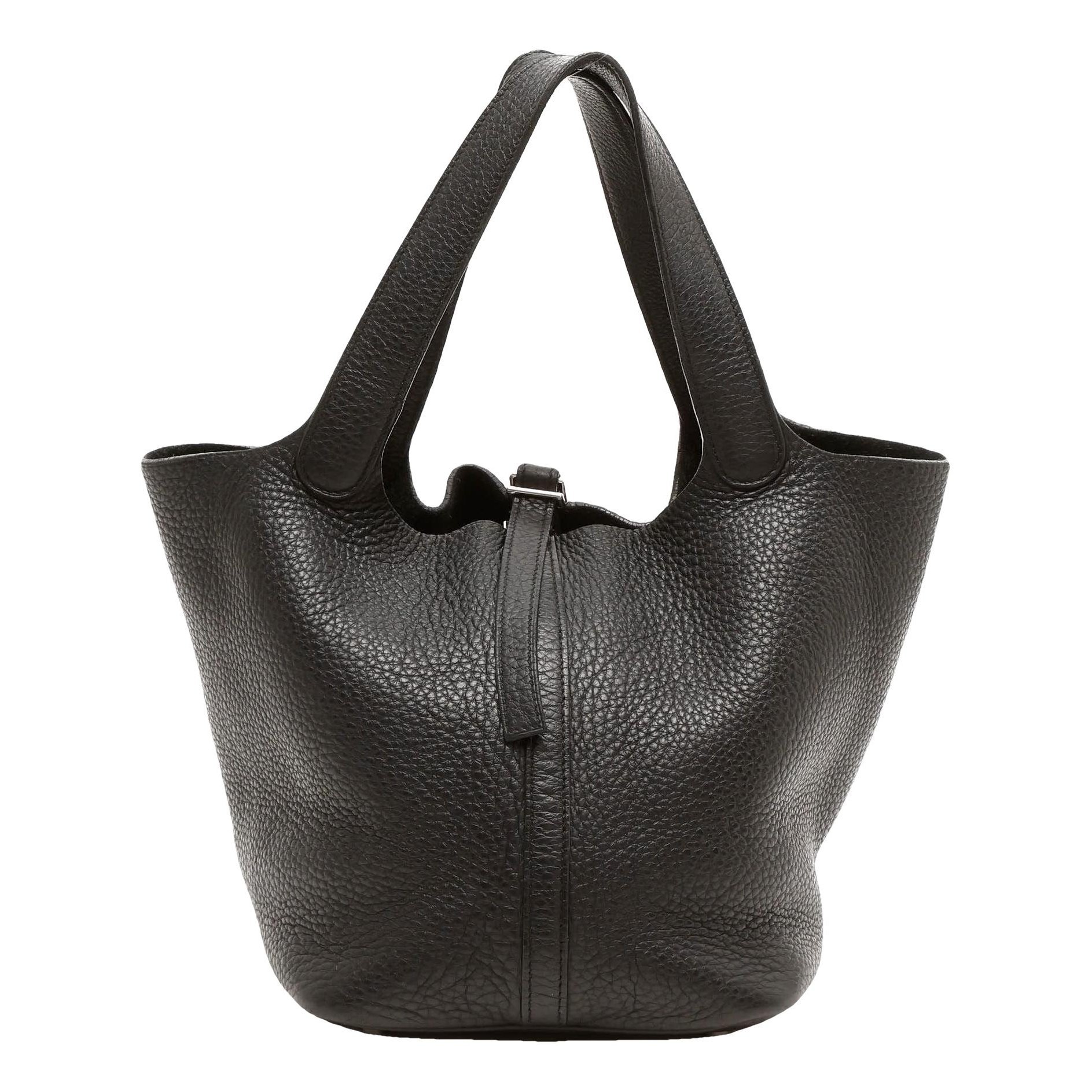 Picotin leather handbag