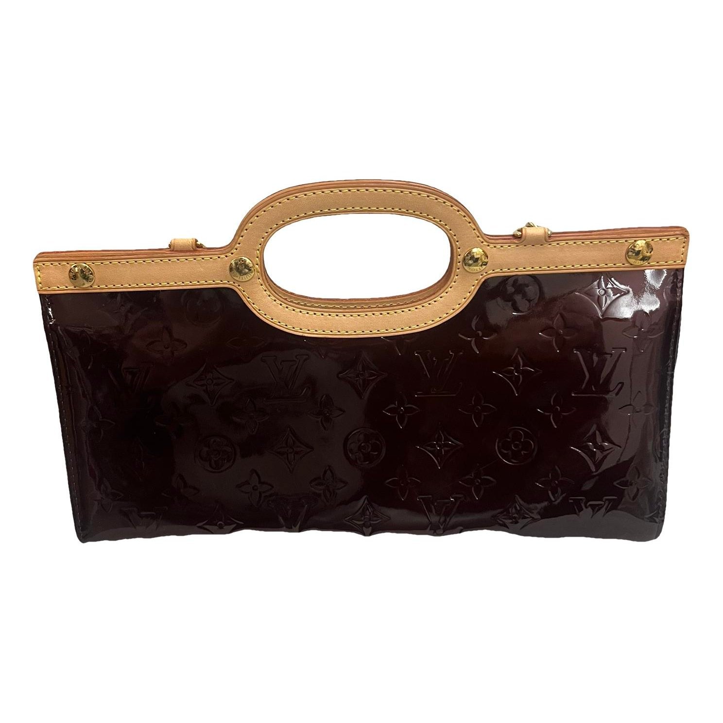 Roxbury patent leather handbag