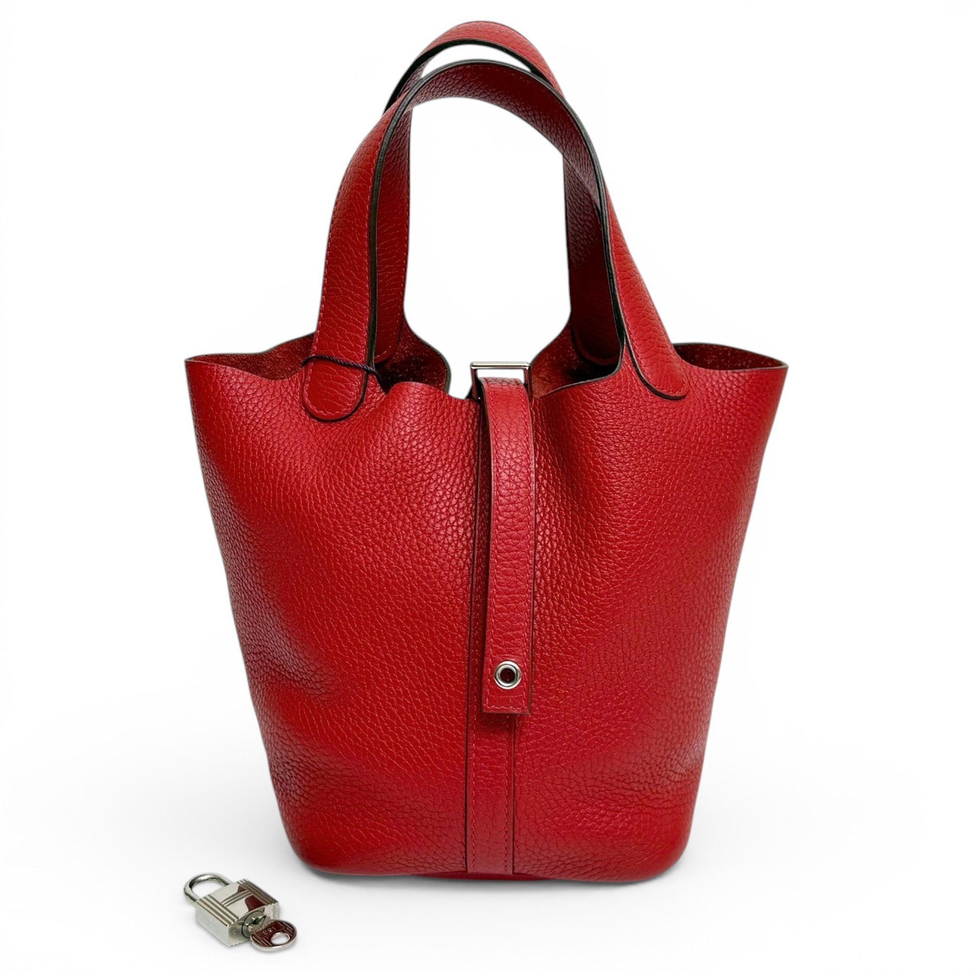 Picotin leather handbag