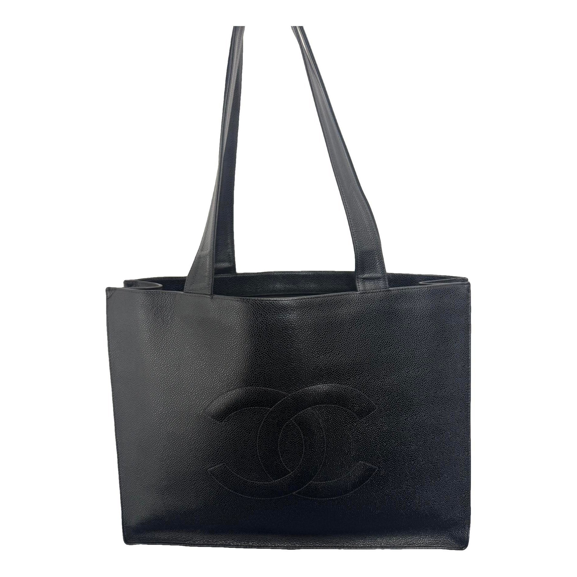 Vintage CC Chain leather handbag